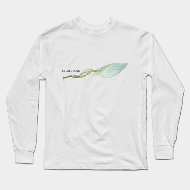 Hello design Long Sleeve T-Shirt by Gergely3J